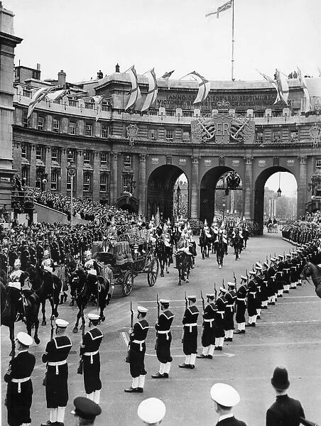 The Carriage Procession of Her Majesty Queen Elizabeth, The Queen Mother with the Second