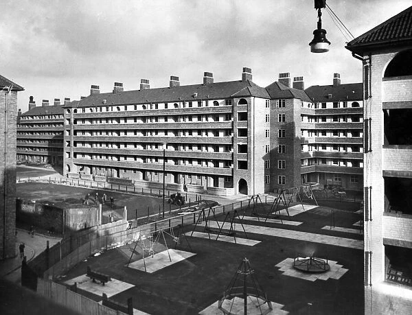 Caryl Gardens, Hill Street, Liverpool. One of Liverpool