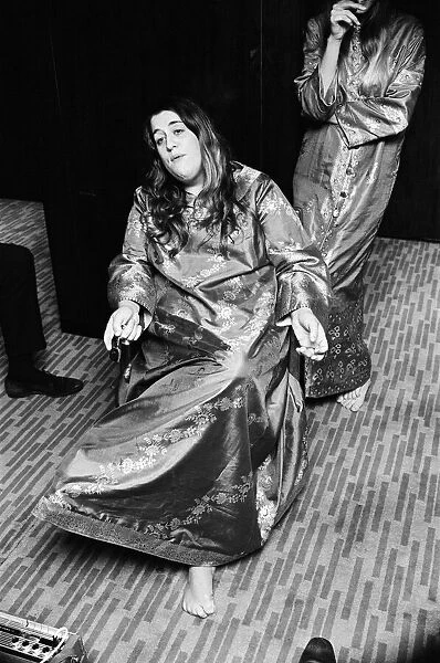 Cass Elliott from the American singing group The Mamas and the Papas seen here in London