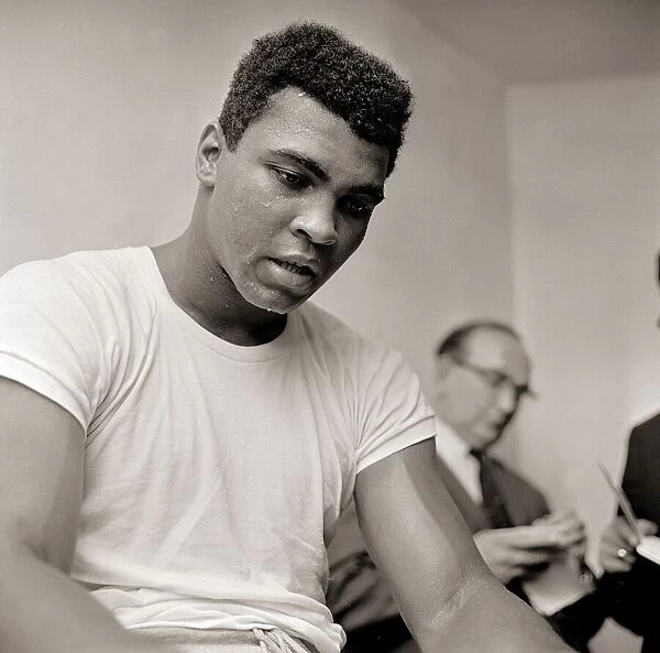 Cassius Clay later to become Muhammad Ali, August 1966 In training