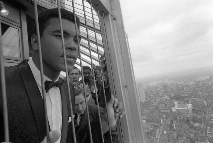 Framed Print : Cassius Clay later to become Muhammad Ali July 1966 At GPO Tower London Framed Print : Cassius Clay later to become Muhammad Ali July 1966 At GPO Tower London