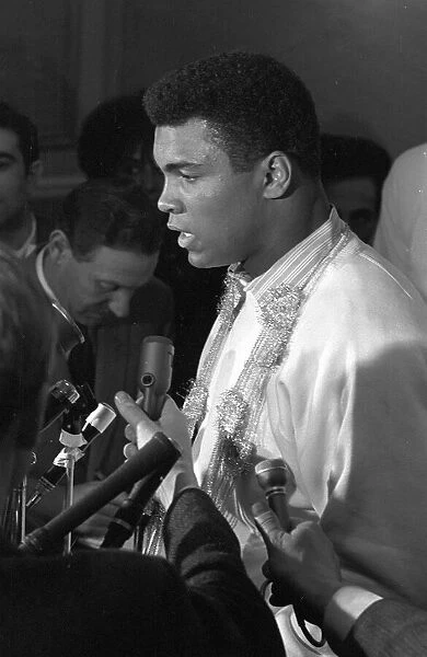 Cassius Clay later to become Muhammad Ali May 1966 Cassius Clay v Henry Cooper at a