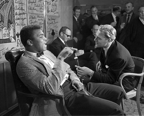 Cassius Clay, May 1963 In town for the heavyweight title fight with Henry