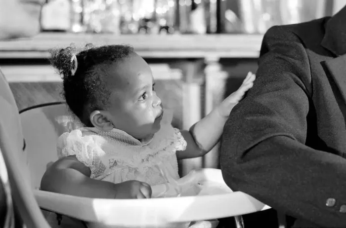 Framed Print : Cassius Clay. Muhammad Ali and daughter Hannah. Ali has baby sitter problems Framed Print : Cassius Clay. Muhammad Ali and daughter Hannah. Ali has baby sitter problems