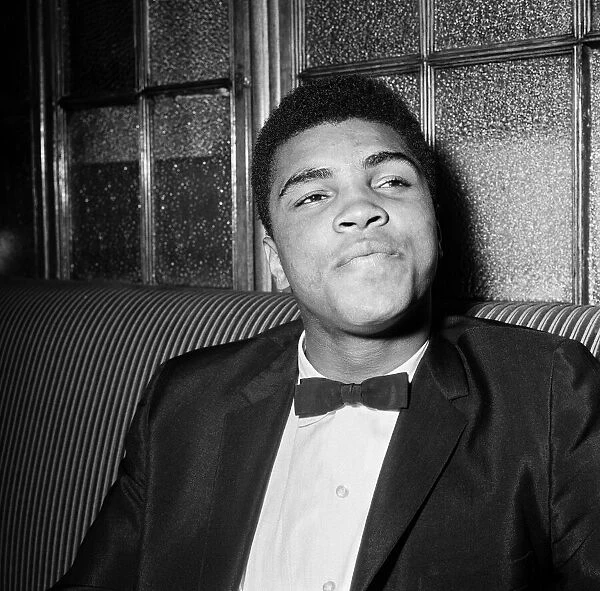 Cassius Clay - Muhammad Ali. World Heavyweight Champion after his victory over