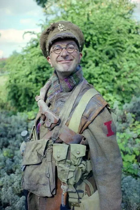 Framed Print : Cast of Blackadder Goes Forth in costume for photocall Black Adder Baldrick Framed Print : Cast of Blackadder Goes Forth in costume for photocall Black Adder Baldrick