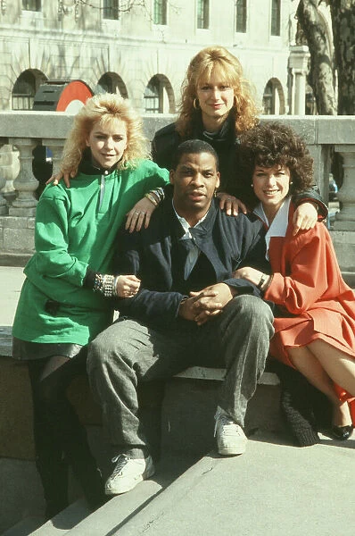 The cast of CATS Eyes. TV Detective series. C. A. T. S