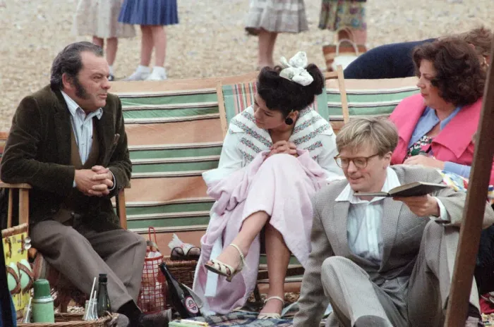 Framed Print : Some of the cast of The Darling Buds of May'pictured during the filming of Framed Print : Some of the cast of The Darling Buds of May'pictured during the filming of