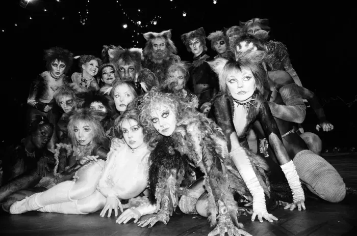 Framed Print : Cast members of Cats, musical based on T. S. Eliot 1939 poetry book Old Possum