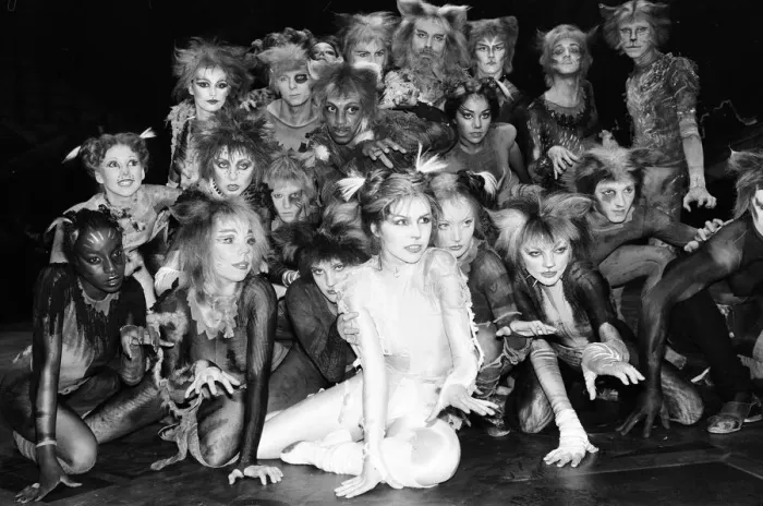 Framed Print : Cast members of Cats, musical based on T. S. Eliot 1939 poetry book Old Possum Framed Print : Cast members of Cats, musical based on T. S. Eliot 1939 poetry book Old Possum