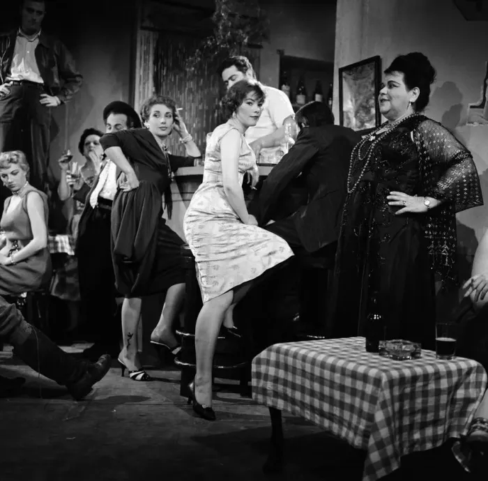 Framed Print : The cast of a new play, All Kinds of Men by Alex Samuels