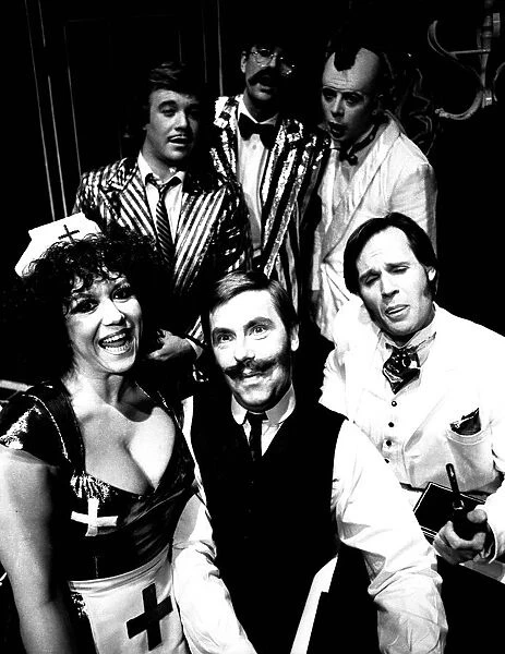 The cast of the play Nightmare Rock at Newcastle Playhouse 1 February 1984 - Diane