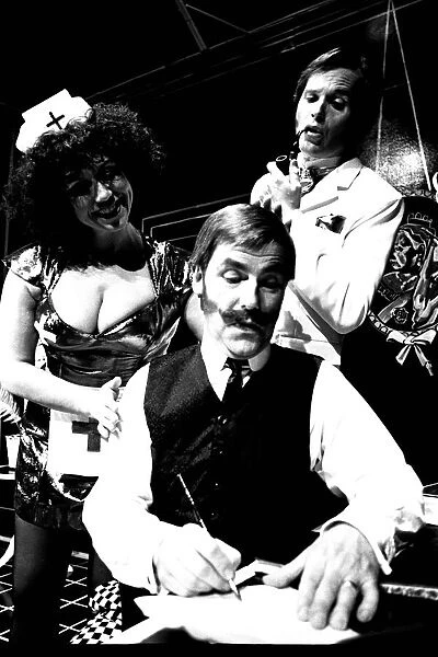 The cast of the play Nightmare Rock at Newcastle Playhouse 1 February 1984 - Diane