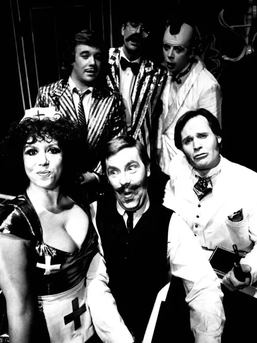 Framed Print : The cast of the play Nightmare Rock at Newcastle Playhouse 1 February 1984 - Diane Framed Print : The cast of the play Nightmare Rock at Newcastle Playhouse 1 February 1984 - Diane