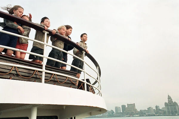 The cast of 'Twopence to Cross the Mersey'. 20th October 1994