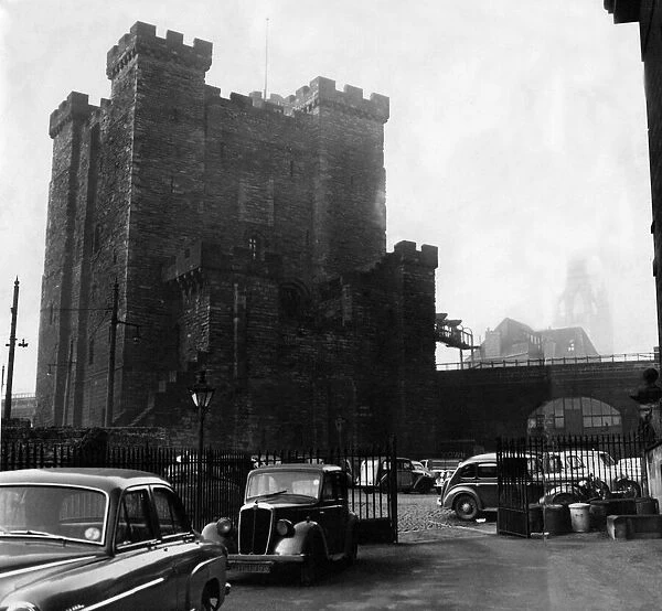 The Castle Keep at Newcastle 1 January 1954