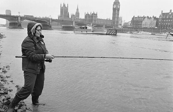 Catch of the day. Old man Thames gave a rich harvest when fishermen at the Westminster