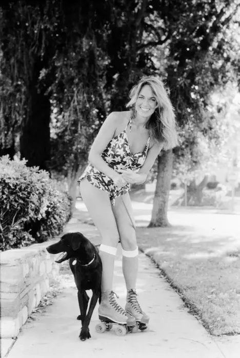 Framed Print : Catherine Bach (27) actress who stars as Daisy Duke in tv series The Dukes of Hazard
