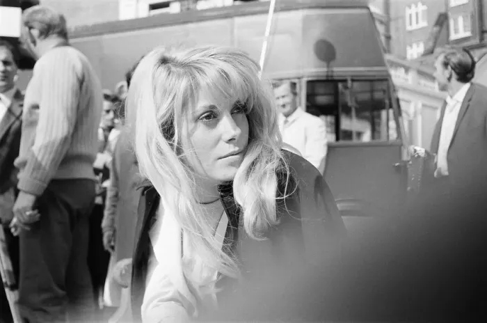Framed Print : Catherine Deneuve, french actress in UK filming 1965 British psychological horror