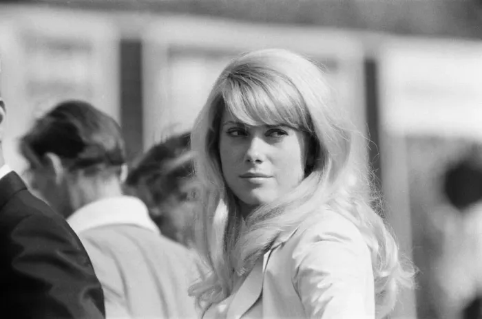 Framed Print : Catherine Deneuve, french actress in UK filming 1965 British psychological horror