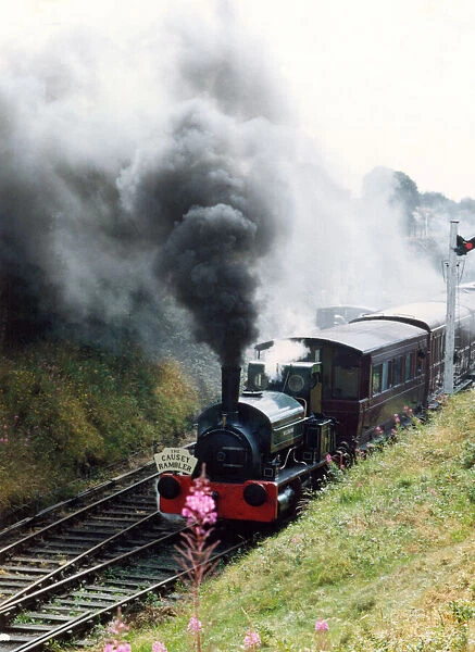 The Causey Rambler steaming along Tanfield Railway on 4th September 1994