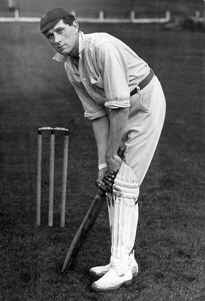 Cecil Parkin, cricketer for Lancashire and England. 28th April 1920