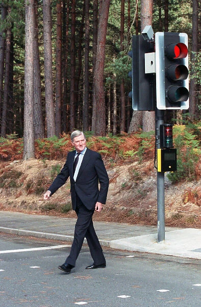 CECIL PARKINSON PICTURED IN SEPTEMBER 1990 - ROAD SAFETY