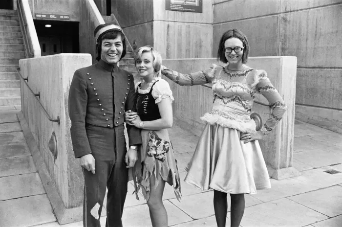 Framed Print : Celebrity Panto Stars, appearing in Cinderella at the Granada East Ham, December 1973 Framed Print : Celebrity Panto Stars, appearing in Cinderella at the Granada East Ham, December 1973