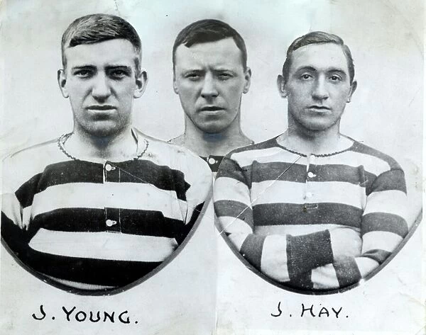 Celtic FC circa 1920 J Young, Loney & J Hay