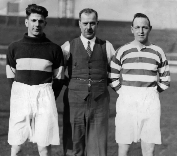 Framed Print : Celtic Football Team. J. Thomson, E. McGarvey and W. McGonnigle Framed Print : Celtic Football Team. J. Thomson, E. McGarvey and W. McGonnigle