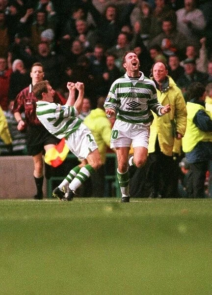 Celtic versus Rangers Scottish Football 2nd January 1998 premier league