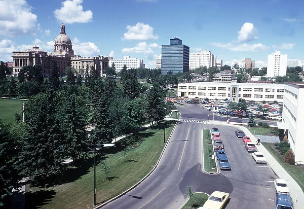 Central Edmonton and Capital Building - Alberta - Canada