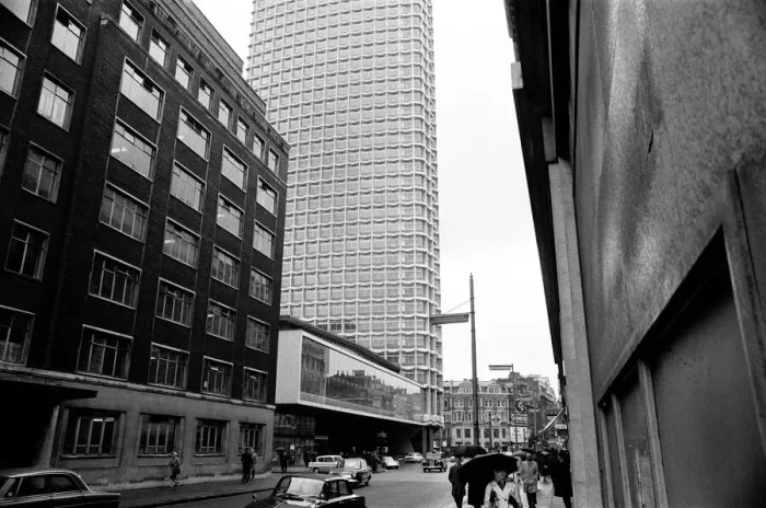 Framed Print : Centre Point, 101-103 New Oxford Street, Cambridge Circus, London, 4th May 1967 Framed Print : Centre Point, 101-103 New Oxford Street, Cambridge Circus, London, 4th May 1967