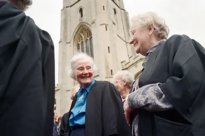 Framed Print : A ceremony to mark the 50th anniversary of the introduction of degrees for women