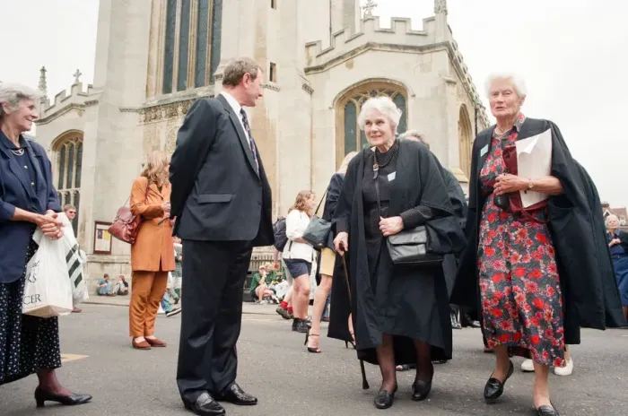 Framed Print : A ceremony to mark the 50th anniversary of the introduction of degrees for women