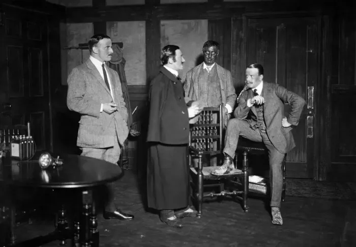 Framed Print : The Chalk-line'Queens Theatre. March 1912 P013668 London stage