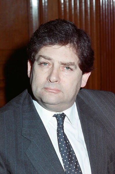 The Chancellor of the Exchequer, Nigel Lawson. 7th March 1989