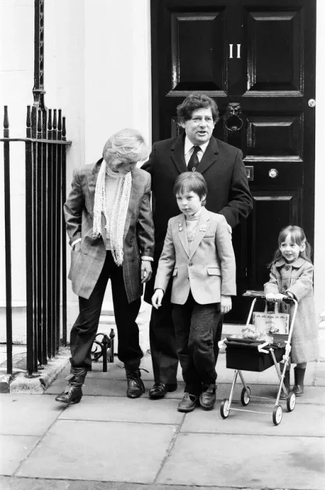 Framed Print : Chancellor of the Exchequer Nigel Lawson and his wife Therese with their children Tom Framed Print : Chancellor of the Exchequer Nigel Lawson and his wife Therese with their children Tom