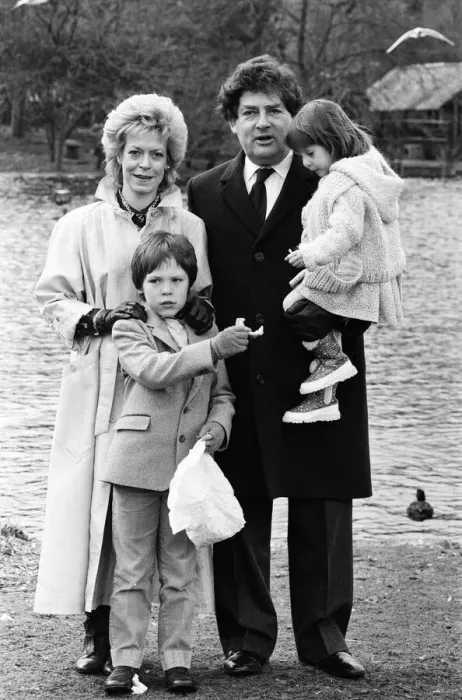 Framed Print : Chancellor of the Exchequer Nigel Lawson and his wife Therese with their children Tom Framed Print : Chancellor of the Exchequer Nigel Lawson and his wife Therese with their children Tom