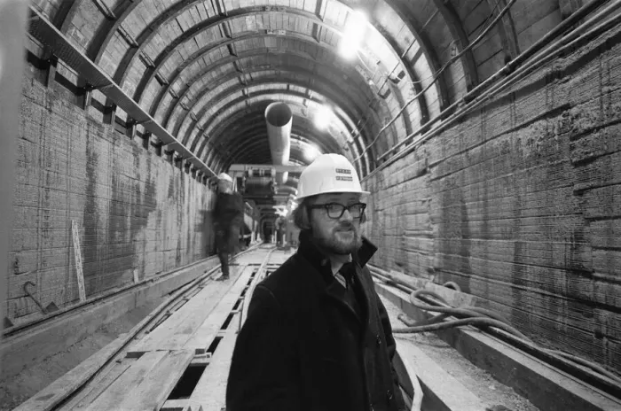Framed Print : Channel Tunnel project cancelled 20th January 1975 On the day the button was to be Framed Print : Channel Tunnel project cancelled 20th January 1975 On the day the button was to be
