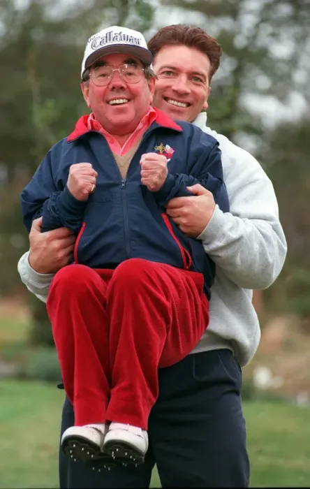 Framed Print : Charity Golf Tournament, October 1997 At the Dukes Course St Andrews in aid of
