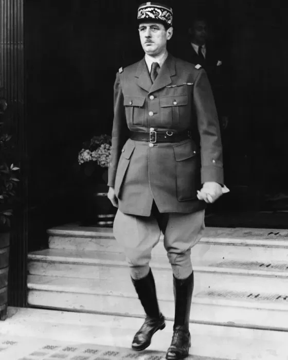 Framed Print : Charles Andre Joseph Marie de Gaulle was a French army officer Framed Print : Charles Andre Joseph Marie de Gaulle was a French army officer