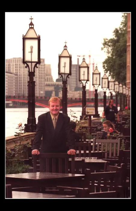 Framed Print : CHARLES KENNEDY pictured on the terrace at the Palace of Westminster June 1999 Framed Print : CHARLES KENNEDY pictured on the terrace at the Palace of Westminster June 1999