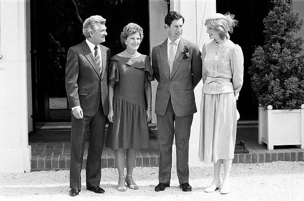 Charles, Prince of Wales and Diana, Princess of Wales visit Australia