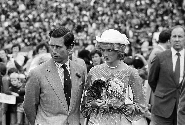 Charles, Prince of Wales and Diana, Princess of Wales visit Auckland, New Zealand