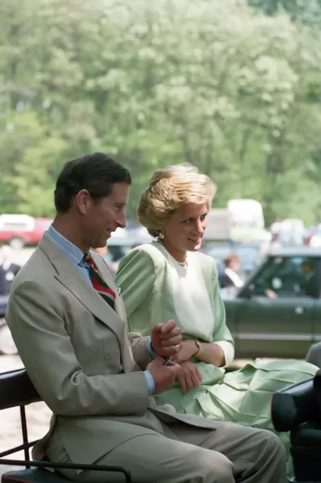 Framed Print : Charles, Prince of Wales and Diana, Princess of Wales visit Hungary. May 1990