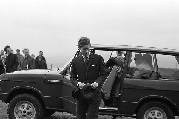 Charles, Prince of Wales visits North Wales. 12th November 1970