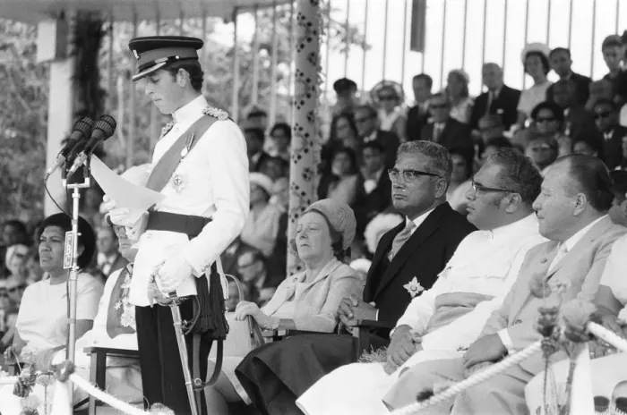 Framed Print : Charles, Prince of Wales, visits Suva in Fiji for Independence celebrations Framed Print : Charles, Prince of Wales, visits Suva in Fiji for Independence celebrations
