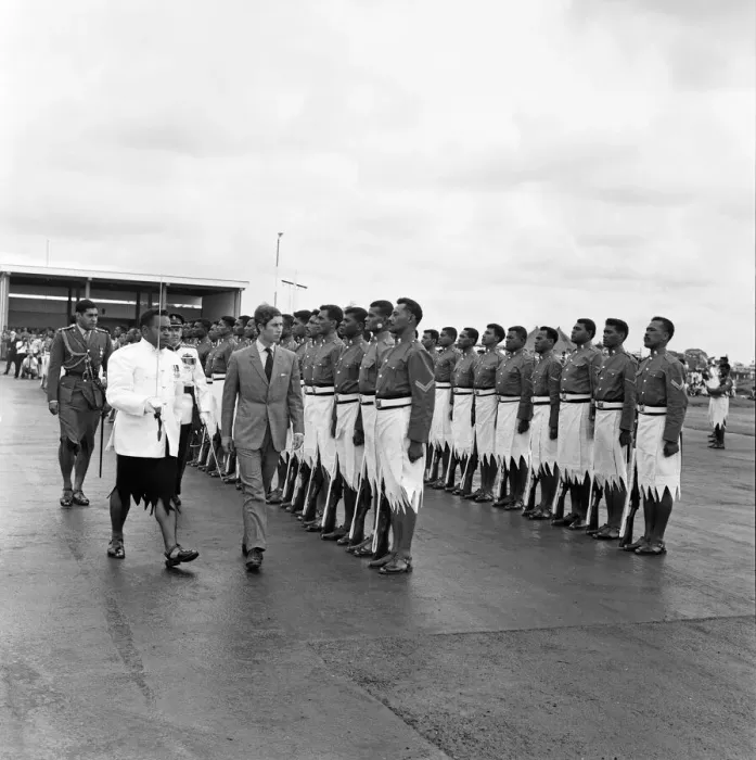 Framed Print : Charles, Prince of Wales, visits Suva in Fiji for Independence celebrations Framed Print : Charles, Prince of Wales, visits Suva in Fiji for Independence celebrations