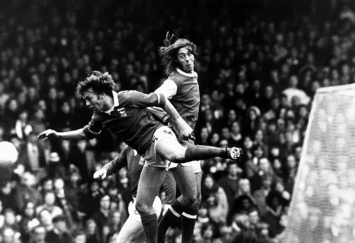 Framed Print : Charlie George Football Player October 1973 Arsenal v Ipswich Town